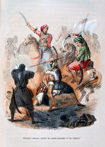 Ibrahim Pasza walczący z wahabitami, Arabia Saudyjska, 1811-1818 1847