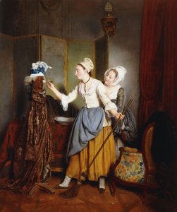 ubieranie manekina; Toaleta manekina, 1835