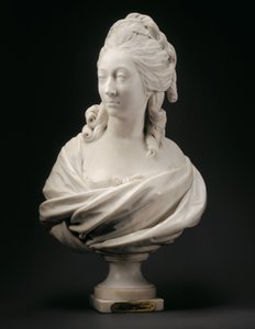Popiersie Anne-Marie-Louise Thomas de Domangeville de Sérilly, hrabina Pange, 1780 autorstwa Jean Antoine Houdon