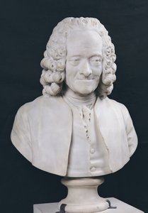 Popiersie Francois Marie Arouet de Voltaire (1694-1778) 1778 (marmur)