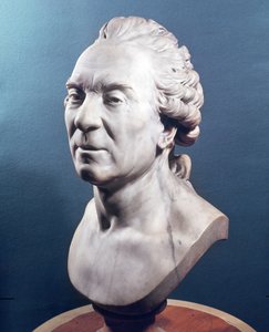Popiersie Georgesa Louisa Leclerca (1707-88) hrabiego de Buffon, ok.1783 (marmur)