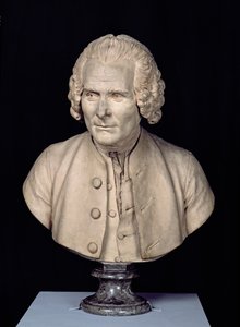 Popiersie Jeana Jacquesa Rousseau (1712-78) (terakota)