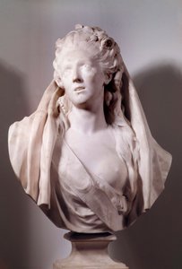 Popiersie Sophie Arnould (1740-1802) śpiewaczka reprezentowana w roli Iphigenie Sculpture Jean Antoine Houdon (1741-1828) 1775 Paryż, Musee du Louvre autorstwa Jean Antoine Houdon