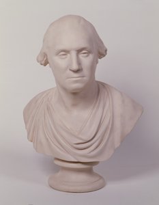 Jerzy Waszyngton (tynk malowany) autorstwa Jean Antoine Houdon