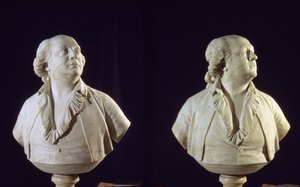 Popiersie portretowe Giuseppe Balsamo (1743-95), zwanego hrabią Cagliostro (marmur)