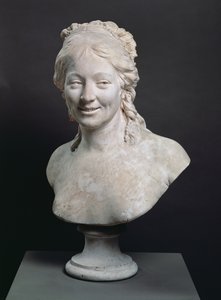 Popiersie portretowe Madame Houdon, żony artysty, 1786 (tynk)