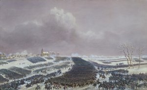 Bitwa pod Eylau, 8 lutego 1807 (akwarela na papierze)