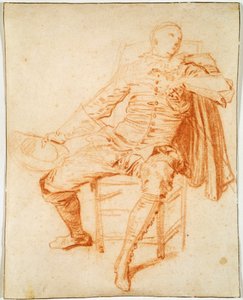 Aktor Komedii Włoskiej Crispin, początek XX wieku autorstwa Jean Antoine Watteau