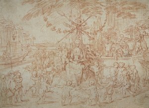 Alegoria wiosny, czyli młodzi ogrodnicy autorstwa Jean Antoine Watteau