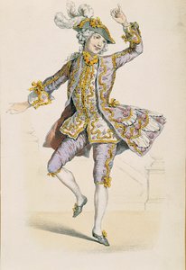 Gallant Farmer, z rysunku Jean Antoine Watteau autorstwa Jean Antoine Watteau