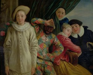 Arlekin, Pierrot i Scapin