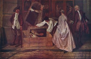 Znak fragmentu Gersaint, 1720-1721, 1937 autorstwa Jean Antoine Watteau