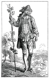 Kostium chłopski, 1885 autorstwa Jean Antoine Watteau
