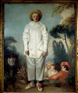 Pierrot, kiedyś nazywany Gillesem. (Pedrolino w Commedia dell