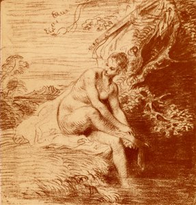 Kąpiel Diany autorstwa Jean Antoine Watteau