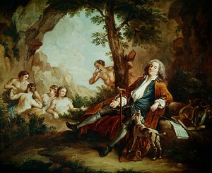 Portret Antoine de la Roque autorstwa Jean Antoine Watteau