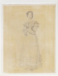 Francoise Leblanc, żona Jacquesa-Louisa, sekretarka Elisy ... autorstwa Jean Auguste Dominique Ingres