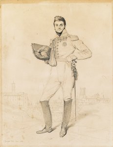 Generał Louis-Etienne Dulong de Rosnay, 1818 autorstwa Jean Auguste Dominique Ingres