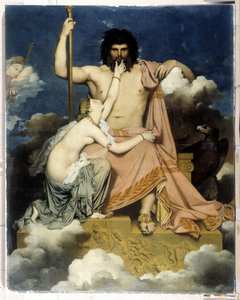 Jowisz i Tetyda autorstwa Jean Auguste Dominique Ingres