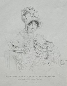 Katherine Anne Lady Glenbervie autorstwa Jean Auguste Dominique Ingres
