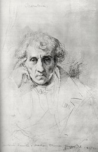 Luigi Cherubini 1760-1842, włoski kompozytor, 1830. autorstwa Jean Auguste Dominique Ingres