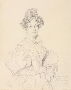 Madame Desiré Raoul-Rochette, 1830. autorstwa Jean Auguste Dominique Ingres