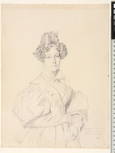 Madame Desiré Raoul-Rochette, 1830 r autorstwa Jean Auguste Dominique Ingres