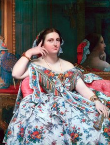 Madame Moitessier, 1856 autorstwa Jean Auguste Dominique Ingres