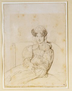Marie Marcotte de Sainte Marie, szwagierka Marcotte ... autorstwa Jean Auguste Dominique Ingres