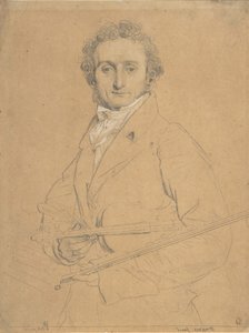 Niccolò Paganini 1784-1840, ca. 1830 autorstwa Jean Auguste Dominique Ingres