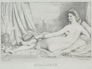 Odaliska autorstwa Jean Auguste Dominique Ingres