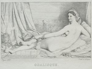 Odaliska, 1825. autorstwa Jean Auguste Dominique Ingres