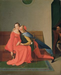 Paolo i Francesca autorstwa Jean Auguste Dominique Ingres