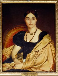 Portret Madame de Vaucay (lub Devaucay) z domu Nittis autorstwa Jean Auguste Dominique Ingres