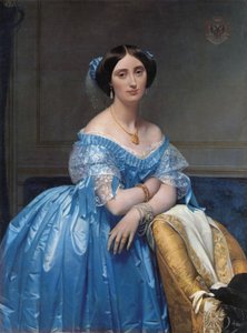 Portret księżniczki Albert de Broglie autorstwa Jean Auguste Dominique Ingres