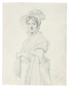 Portret młodej kobiety autorstwa Jean Auguste Dominique Ingres