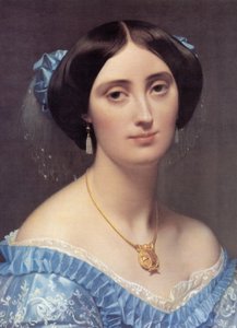 Portret księżnej Albertyny de Broglie (detal) autorstwa Jean Auguste Dominique Ingres