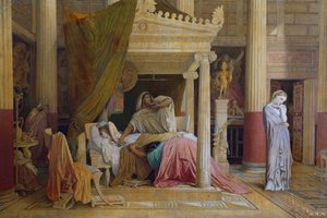 Stratonice lub choroba Antiocha – Jean Auguste Dominique Ingres (1780-1867) autorstwa Jean Auguste Dominique Ingres