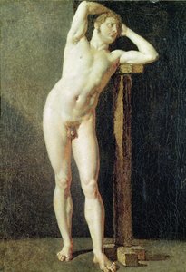 Studium człowieka, ok. 1801 autorstwa Jean Auguste Dominique Ingres
