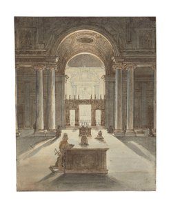 Kaplica Borghese w Santa Maria Maggiore, Rzym autorstwa Jean Auguste Dominique Ingres