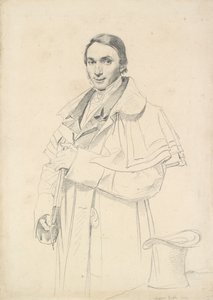 3/4 długości Portret Jean-Francois-Antoine Forest, 1823 autorstwa Jean Auguste Dominique Ingres