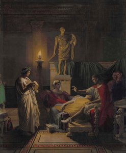 Wergiliusz czytający z Eneidy, 1864. autorstwa Jean Auguste Dominique Ingres