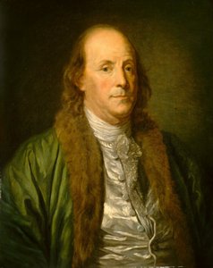 Benjamin Franklin (olej na płótnie)