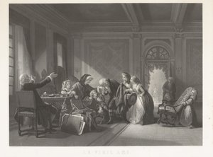 Stary Przyjaciel (tytuł na obiekcie) autorstwa Jean Baptiste Alfred Cornilliet