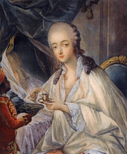 Jeanne Bécu, hrabina Du Barry 1743-1793 przy filiżance kawy