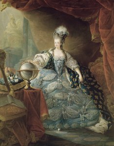 Portret Marii Antoniny (1755-93) królowej Francji, 1775