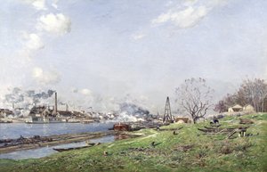 Sekwana w Conflans-Charenton, 1892