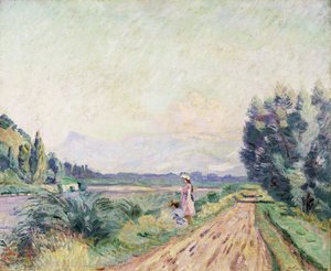 Banki Isere w Pontcharra; Banki Isere w Pontcharra, 1901 autorstwa Jean Baptiste Armand Guillaumin