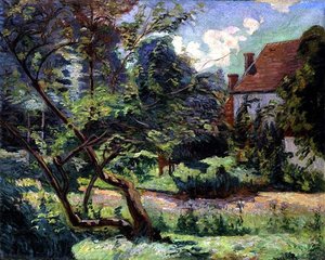 Sad na skraju lasu, Miregaudon autorstwa Jean Baptiste Armand Guillaumin