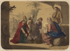 Pokłon Trzech Króli autorstwa Jean Baptiste Auguste Leloir